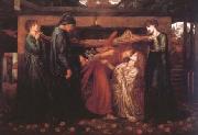 Dante Gabriel Rossetti Dante's Dream at the Time of the Death of Beatrice (mk28) china oil painting reproduction